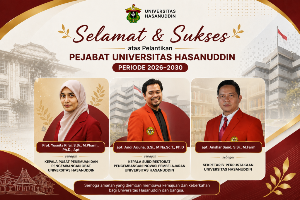 Pelantikan pejabat Universitas Hasanuddin